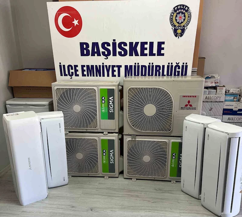 Villadan 194 bin TL değerinde 4 klima çalan şüpheli kıskıvrak yakalandı
