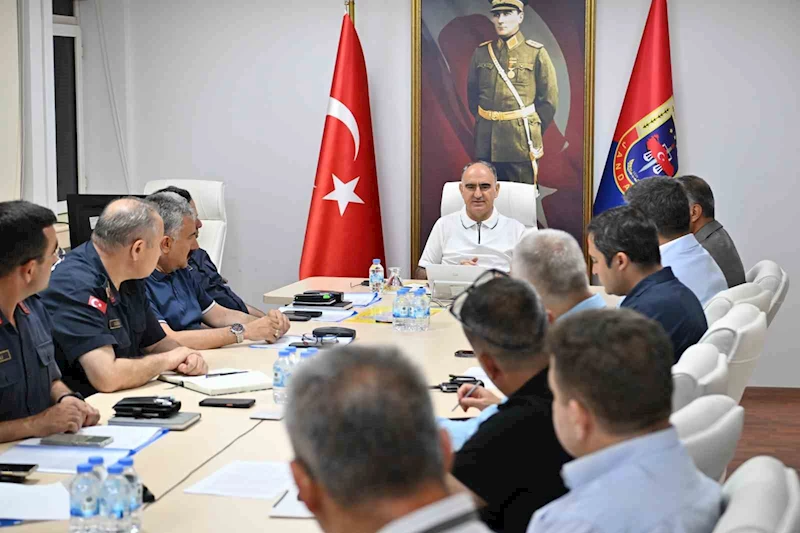 Orman yangınlarını önleyici tedbirler değerlendirildi
