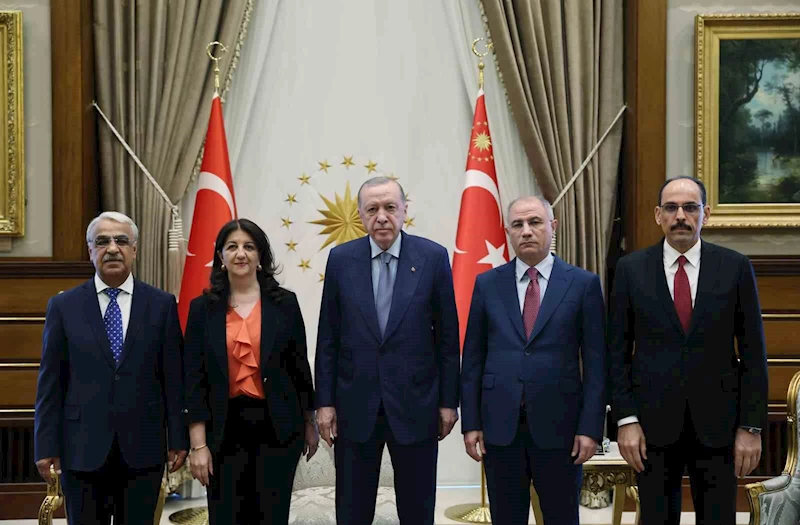 Cumhurbaşkanı Erdoğan, DEM Heyetini kabul etti

