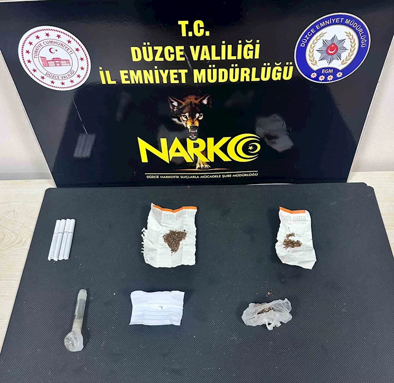 Düzce’de uyuşturucu operasyonu: 2 kişi tutuklandı
