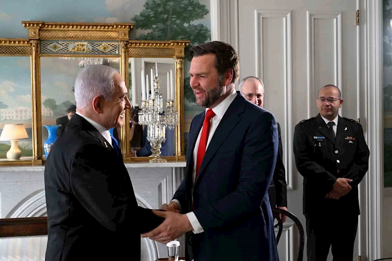 Netanyahu, ABD Başkan Yardımcısı Vance ile bir araya geldi
