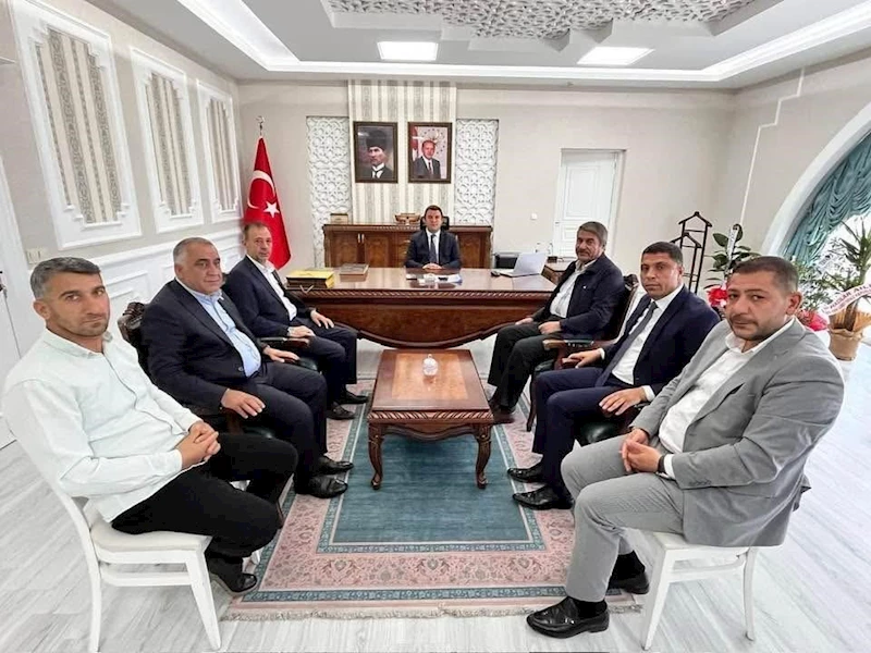 Belediye Başkanlarından Kaymakam Dertlioğlu’na ziyaret
