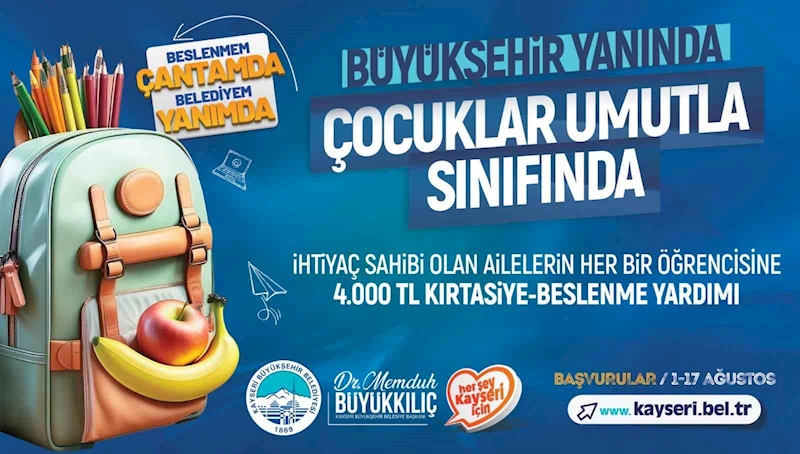 Başkan Büyükkılıç duyurdu: 