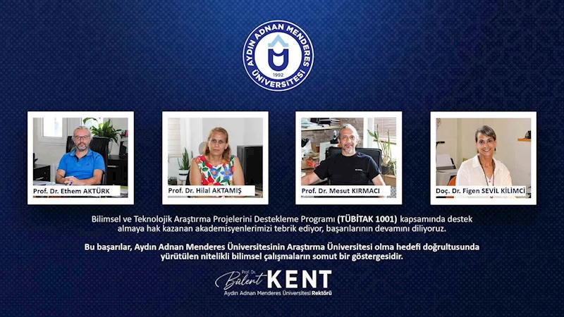 ADÜ’lü akademisyenlerden önemli başarı
