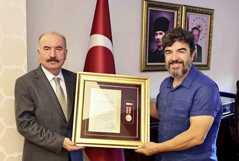 15 Temmuz gazisine devlet övünç madalyası verildi
