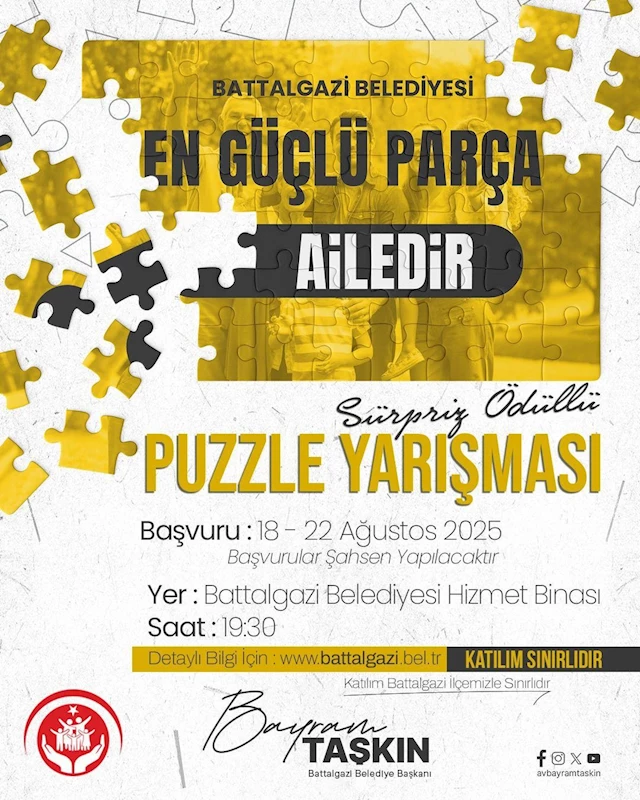 Battalgazi Aile Yılı’nda puzzle ile bir araya geliyor
