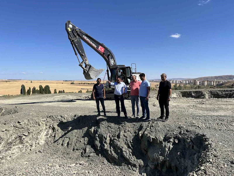 Sorgun’da yeni mezarlık alanında ilk temel atıldı
