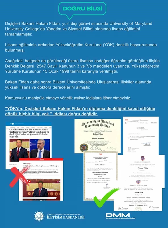 Dezenformasyonla Mücadele Merkezi: 