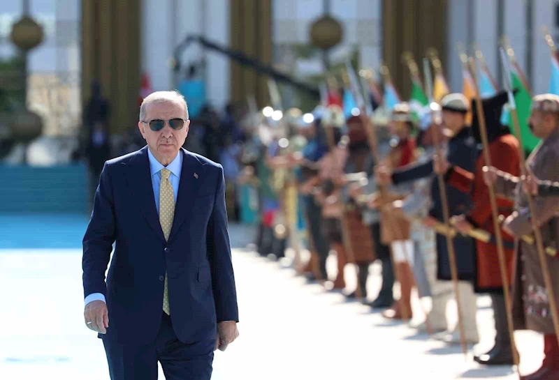 Cumhurbaşkanı Erdoğan, Senegal Başbakanı Sonko’yu törenle karşıladı
