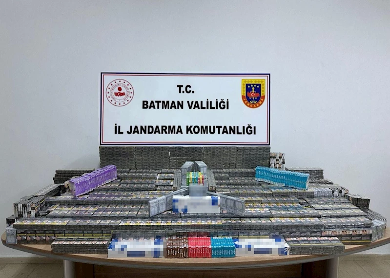 Batman’da kaçak sigara ele geçirildi
