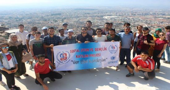 Uyum projesi kapsamında Hatay?ı gezdiler