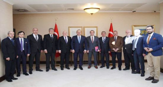 Bakan Çavuşoğlu, TGK Yönetimini kabul etti